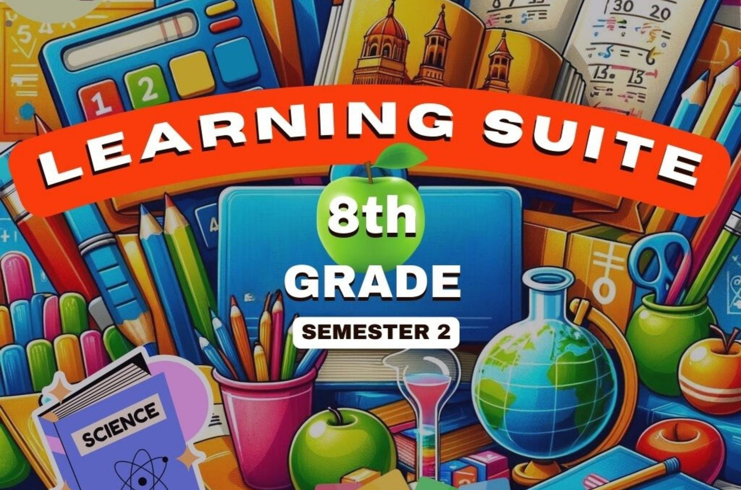 8th Grade Learning Bundle, Semester 2